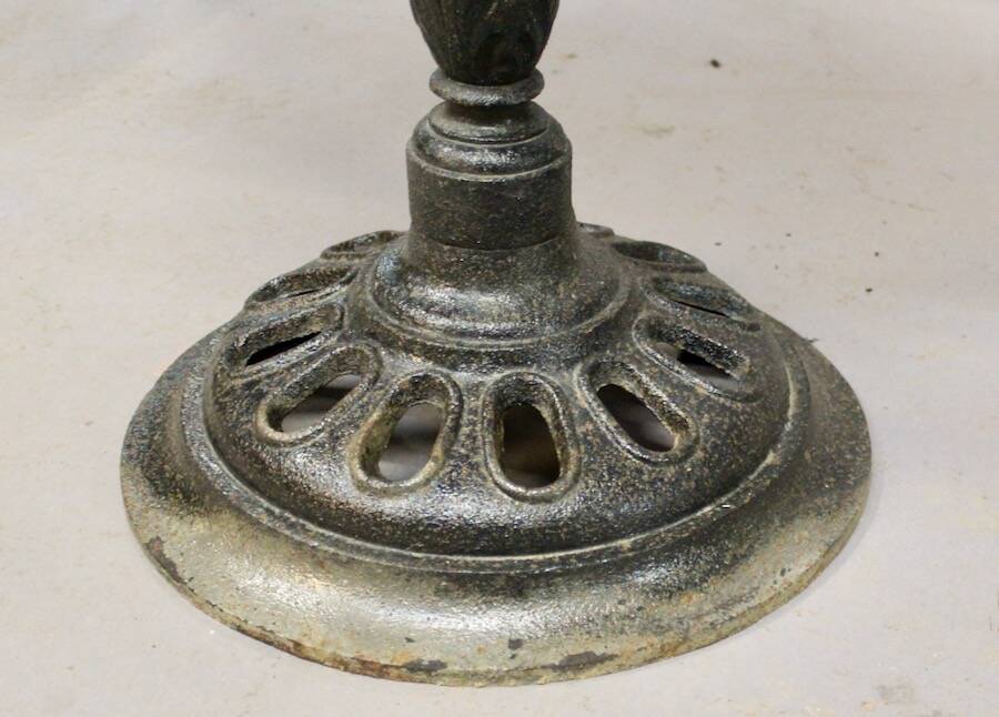 Pair of Comblanchien Marble Top Bistro Tables