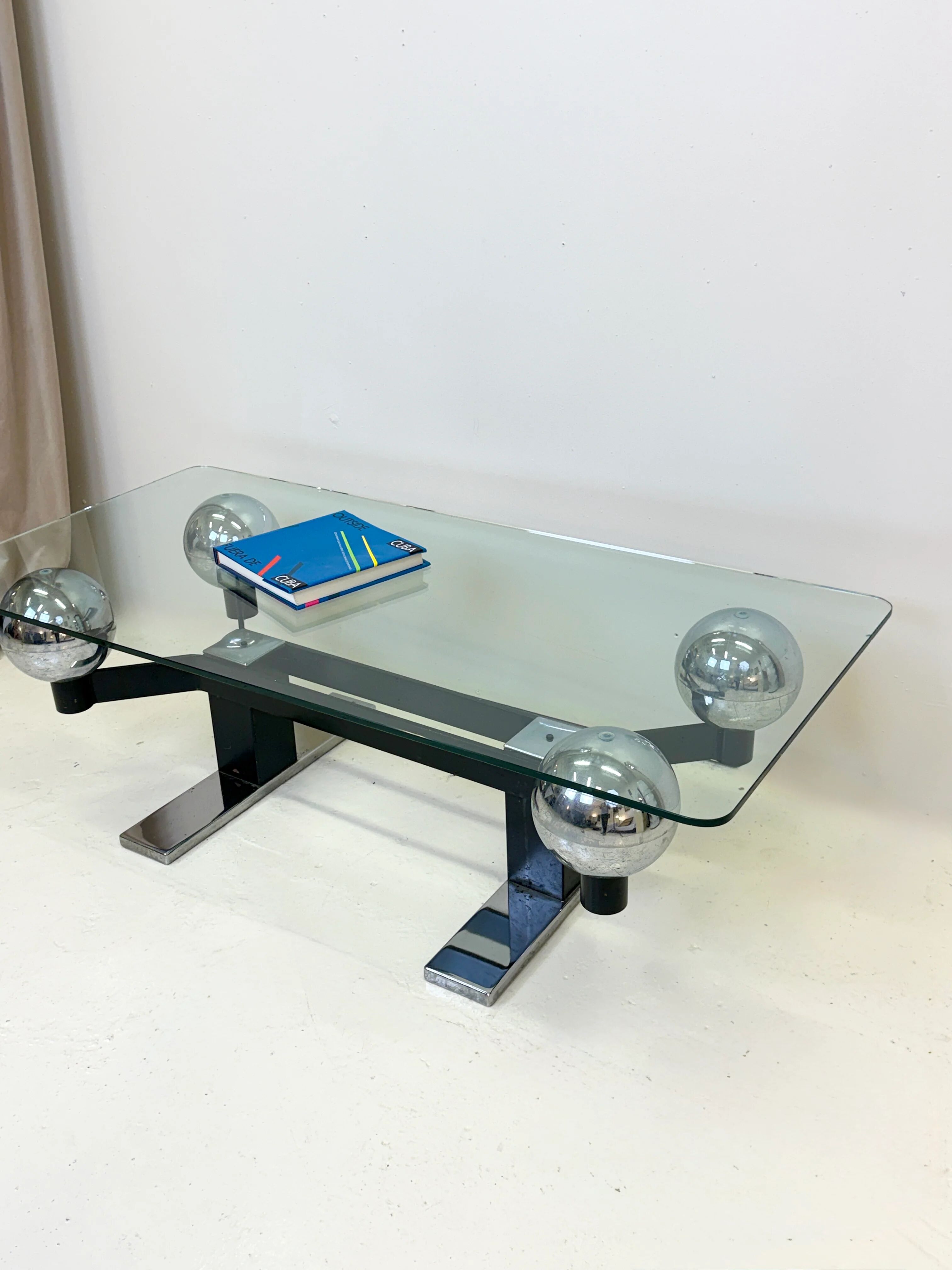Sputnik coffee table - Space Age, 1970s