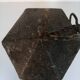Peter Marsh porch lantern, colored glass, lead and Hammered Sheet metal, 1950s Arts & Crafts