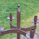 Lampadaire des années 50 en fer forgé