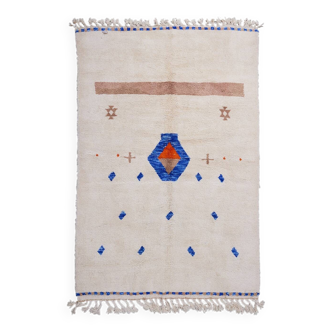 Tapis beni ouarine tissé à la main traditionnel 150x250 livraison gratuite
