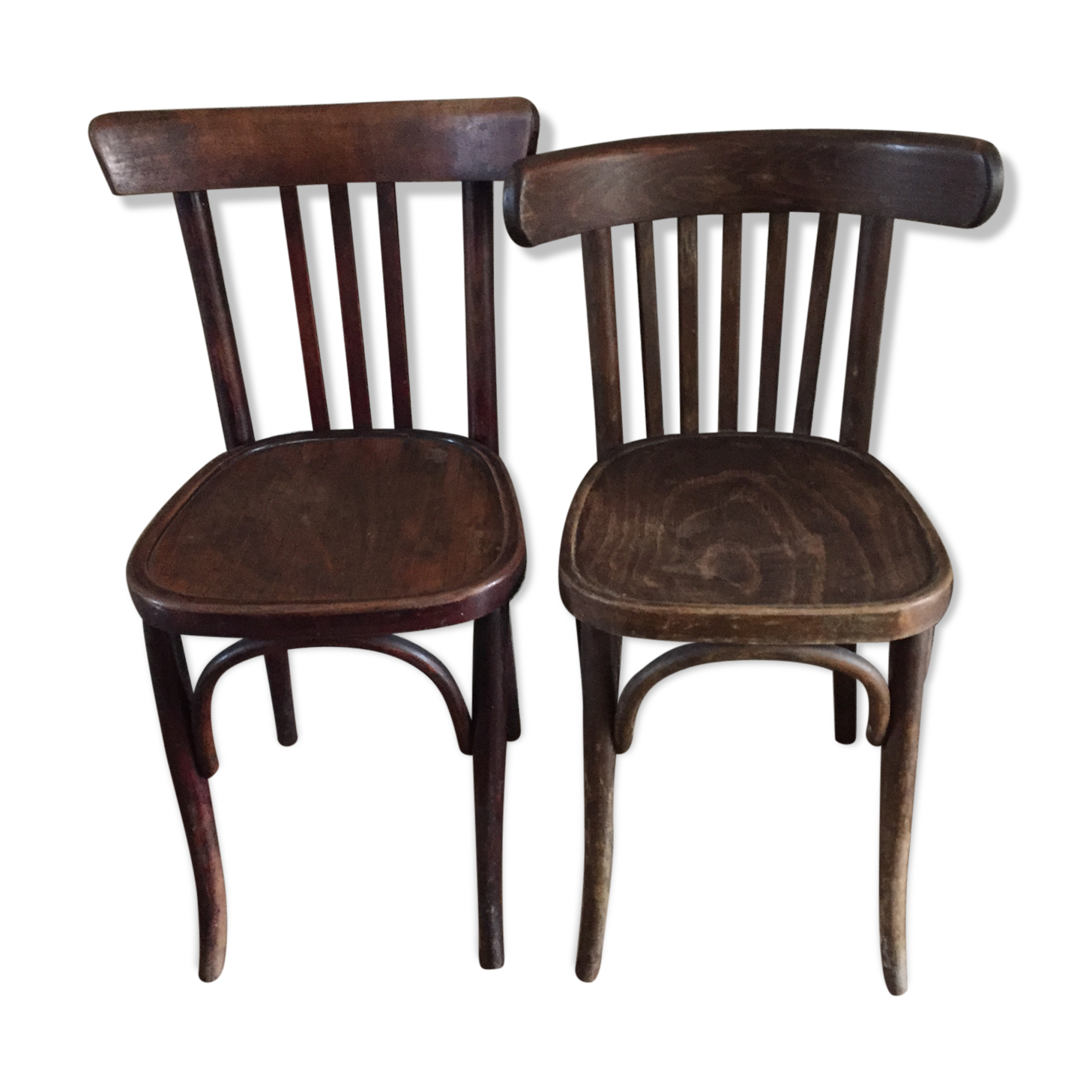 Mismatched Bistro chairs