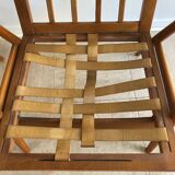 Pair armchairs compass feet, 1960