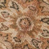 7x9 Vintage Salmon Orange & Beige Living Room Persian Vintage Rug,168x257cm