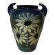 Glazed terracotta vase