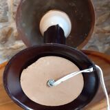 Art deco lamp in bakelite and copper