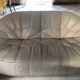2-seater leather Ottoman sofa