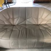 Canapé Ottoman 2 places en cuir