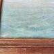 Marine painting by Georges Capgras, 1898, canvas by Paul Foinet, Paris.