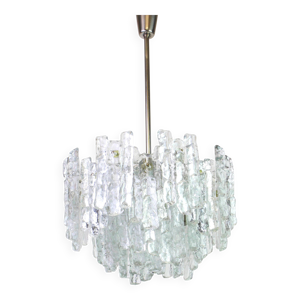Lustre en verre glace