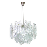 Glass ice Murano chandelier by Kalmar, Austria, 1960s