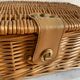 Valise osier simili cuir