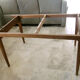 Table avec deux allonges et ses 6 chaises scandinave en teck des années 1970