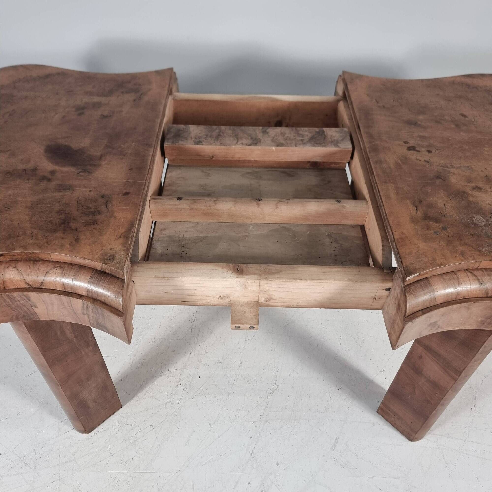 Art Deco Wood Table, 1940s