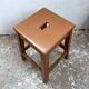 Wood milk chocolate workshop stool
