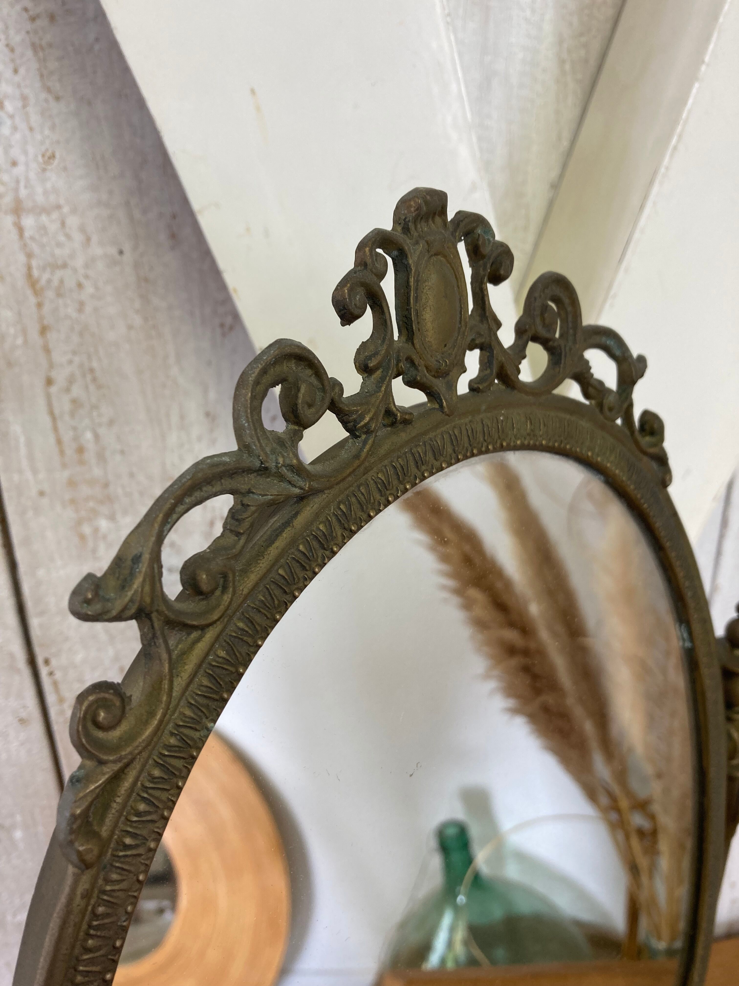 Miroir ancien doré