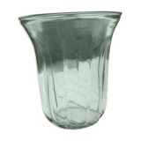 Vase en verre transparent