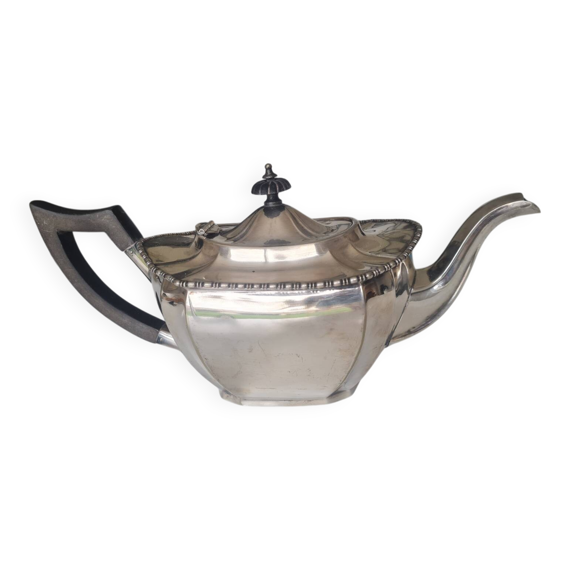 Antique EPNS pewter teapot