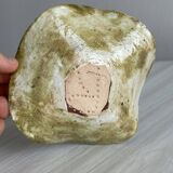 Handmade colorful ceramic pocket emptier, decorative object
