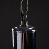 Art Deco Dappled Glass Cuboid Pendant, 1960s