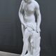 Important biscuit sculpture "The Bather" after Falconet – late 19th century.