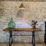 Established cast-iron stand shop console