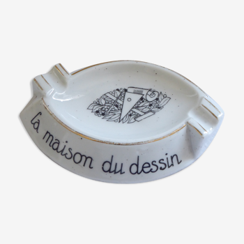 Ceramic ashtray Rouen