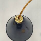 Enameled sheet metal cone pendant light