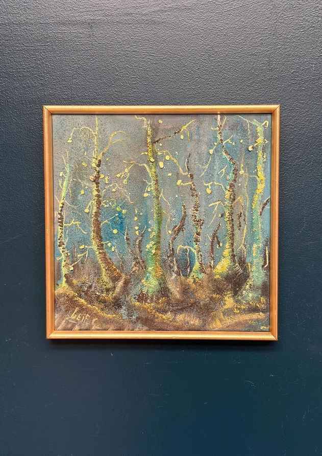 Original Swedish Oil on Panel – “Vår” by Leif Gunnar Lunden