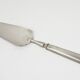 Art Deco silver-plated cake service, shell model, circa 1930.