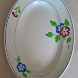 Oval ceramic dish Moulin des Loups "Véronique"