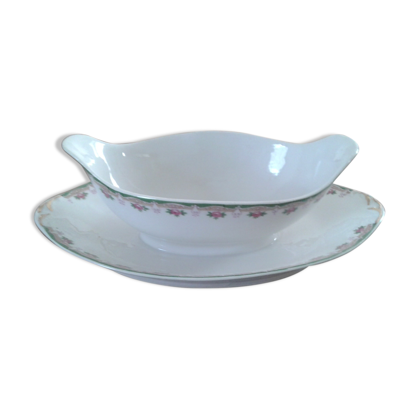 Gravy boat Limoges Mandavy de Mavaleix