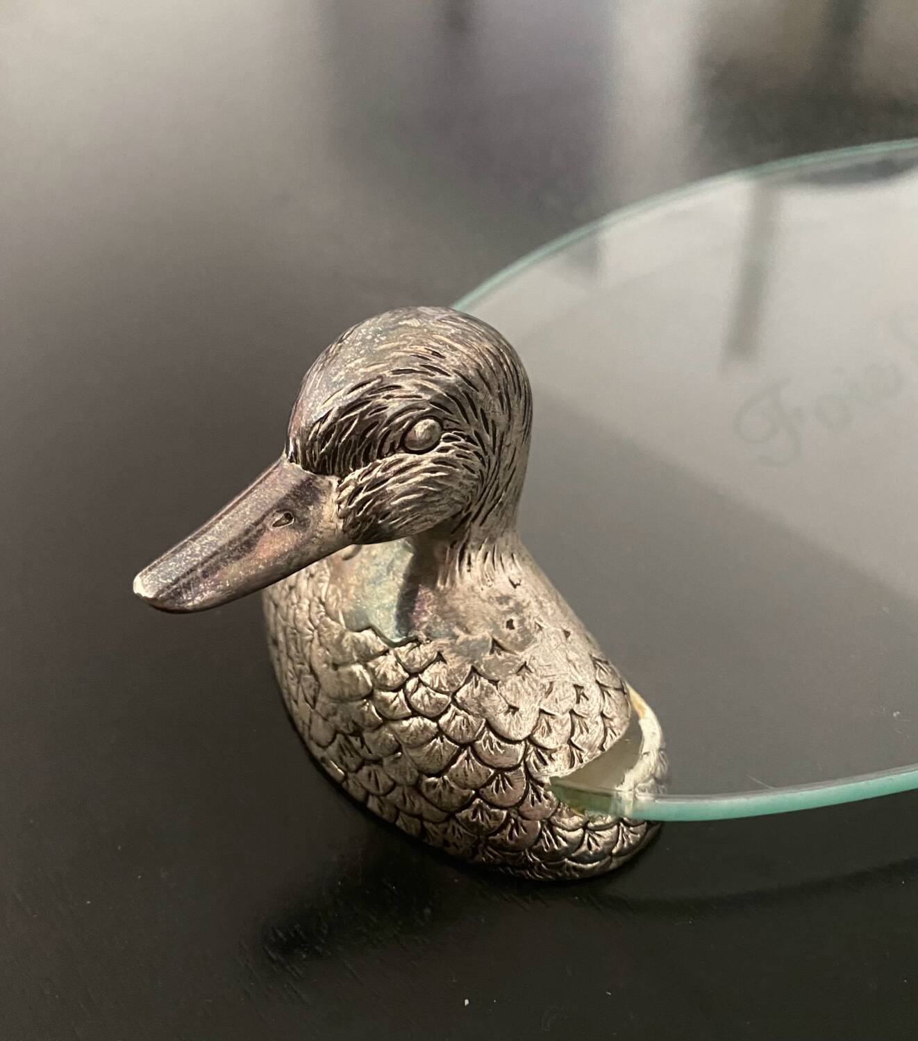 1 Foie gras serving dish and its shovel