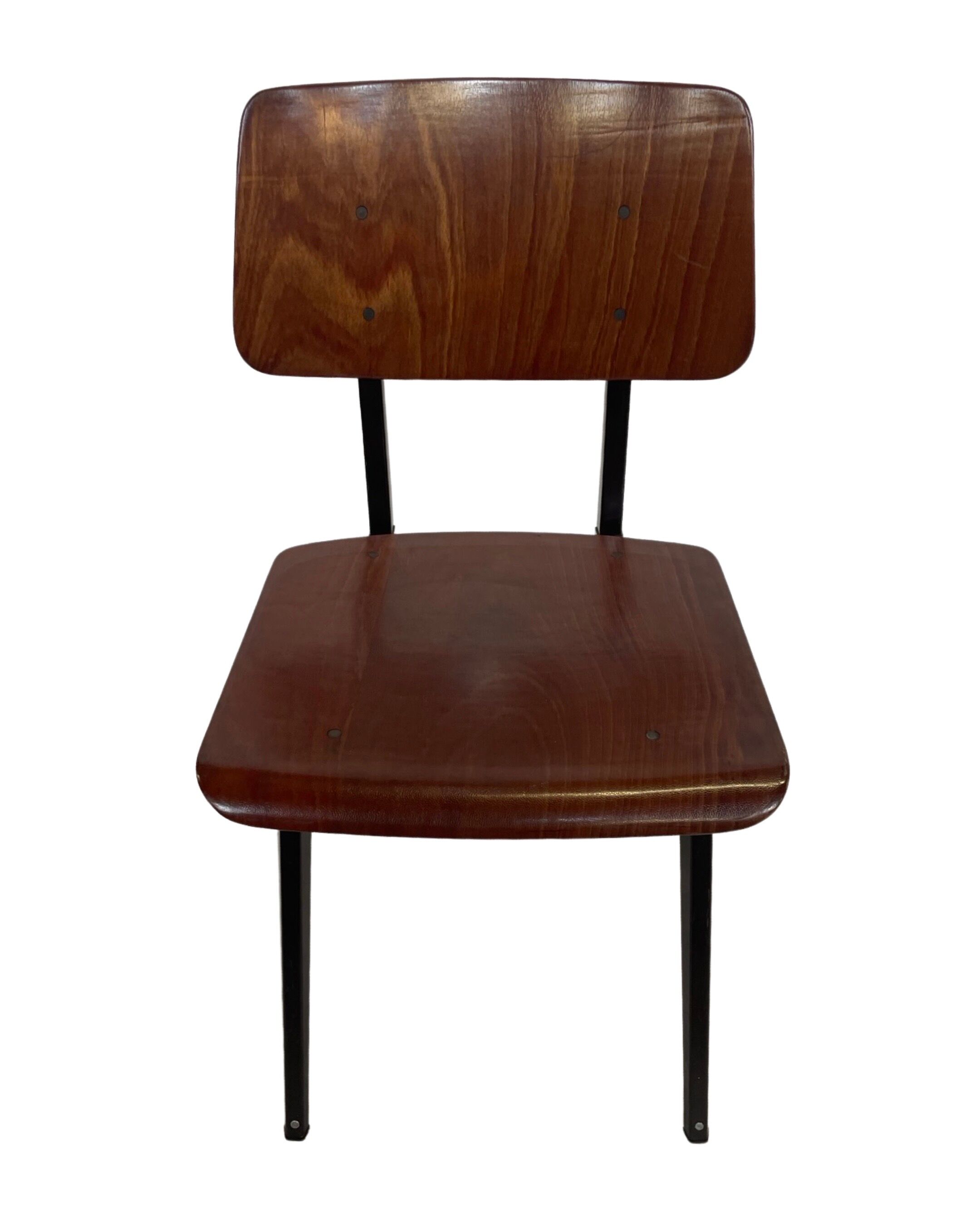 Industrial chair Galvanitas S16 Pagholz Netherlands 60's Design