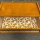 Scandinavian chest of drawers in oak and rattan from the 1960s