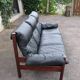 Banquette cuir noir