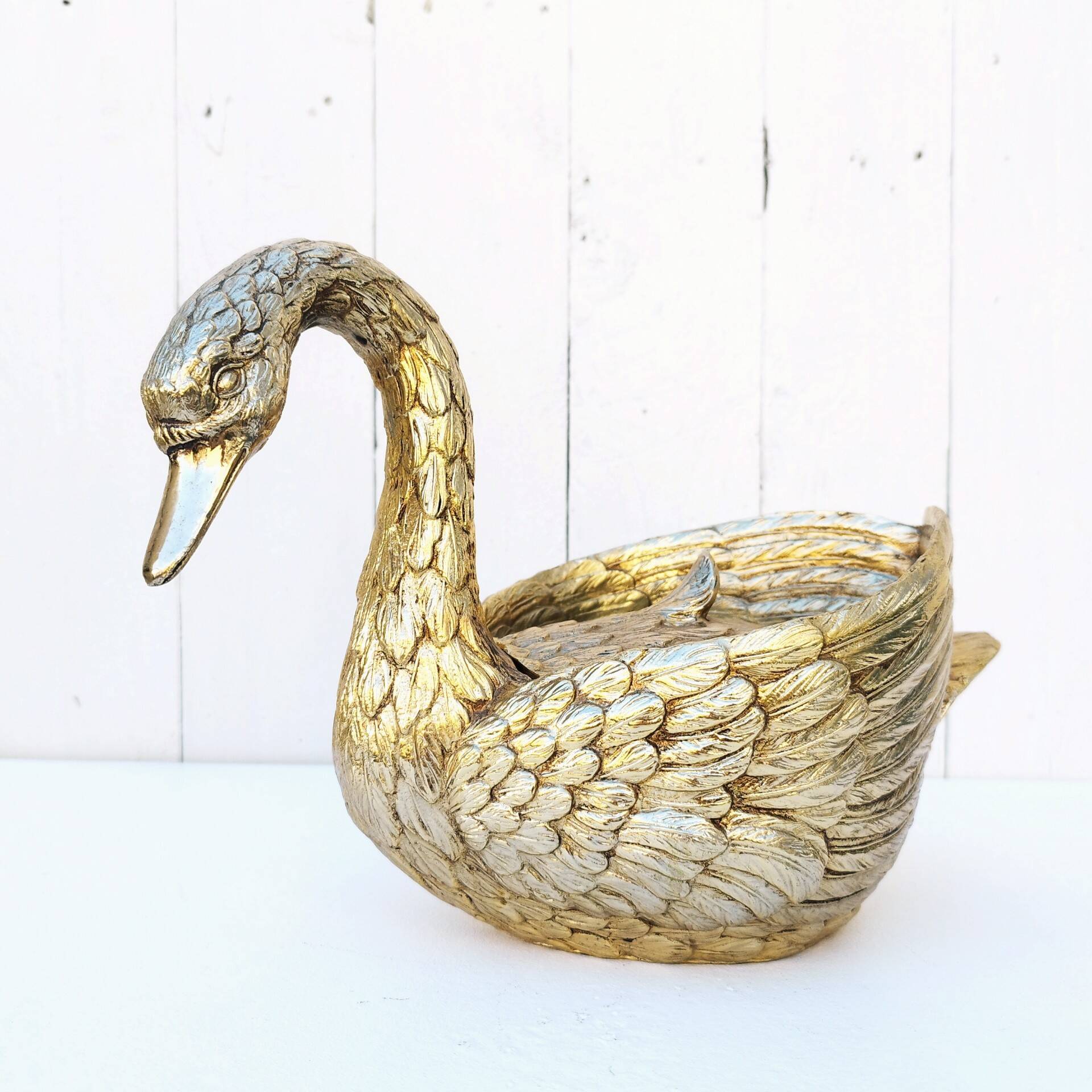 Swan ice bucket Mauro Manetti Italy