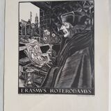 Engraving "erasmvs roterodamvs"