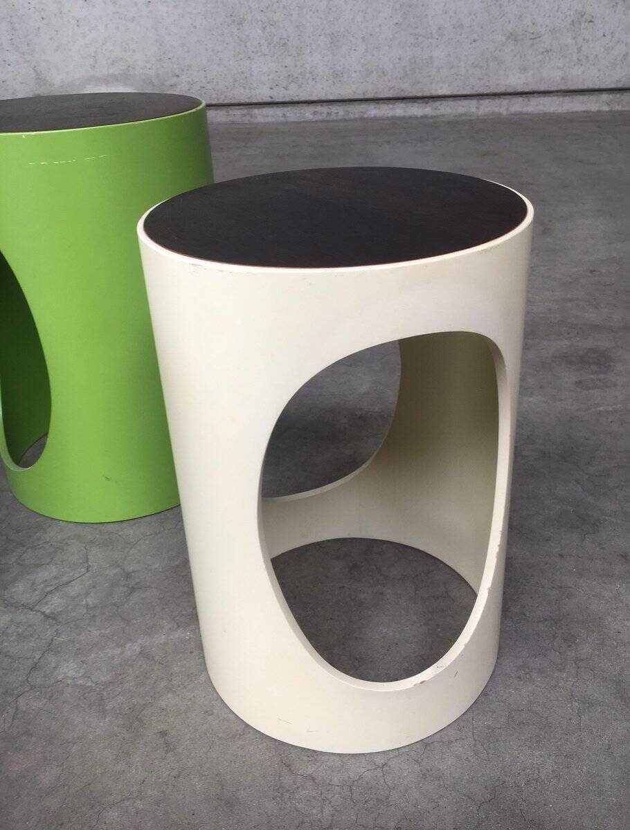 Mid-Century Modern Space Age Design Nesting Table Set by Opal, Germany, 1960s, Set of 3