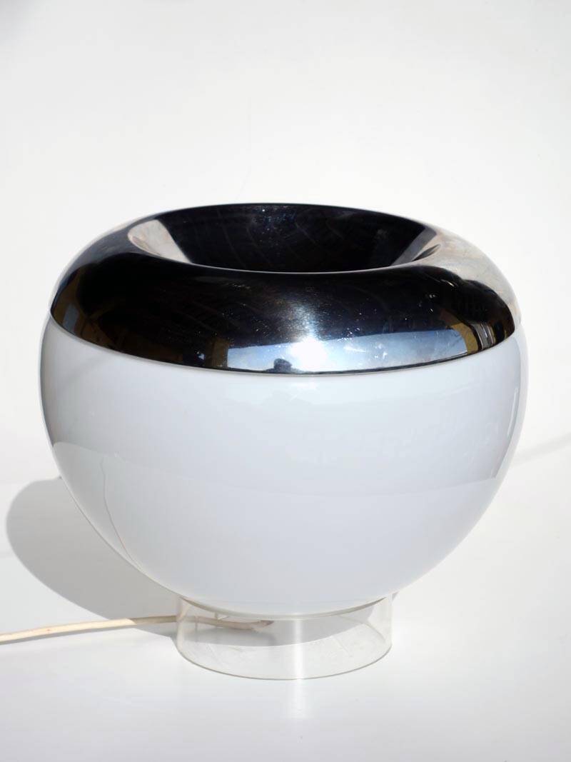 1960s Reggiani De Martini Falcon Fois Italian Design Space Age Glass Table
