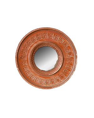 Miroir céramique 70s