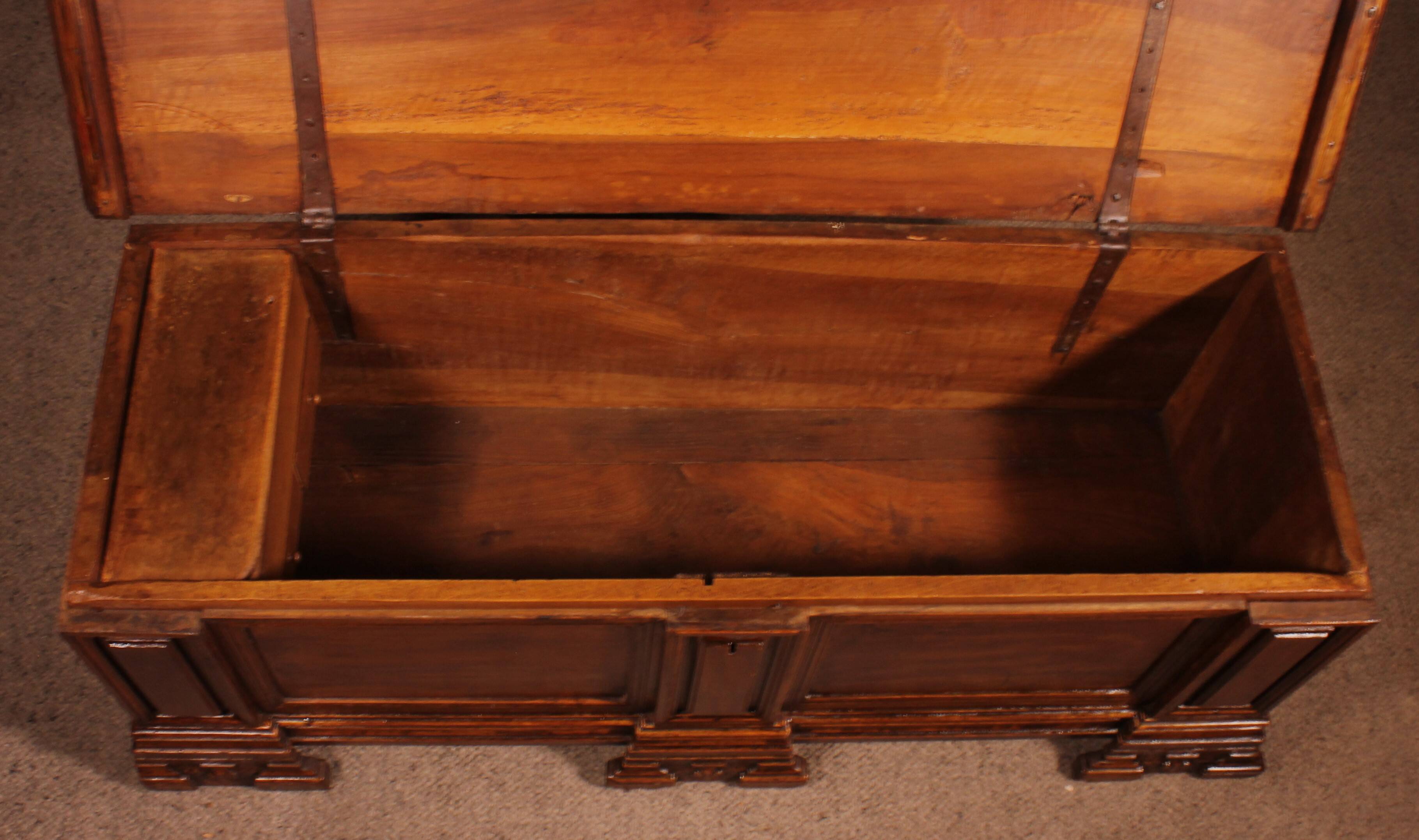 Italian Renaissance Walnut Chest - 16th Century