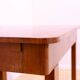 Walnut adjustable dining table, 1930s, Czechoslovakia