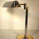 Desk lamp chrome and gold