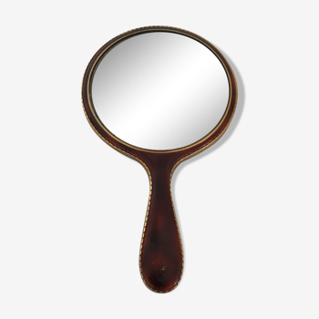 Round hand mirror 13x23cm