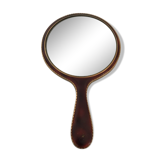 Round hand mirror 13x23cm