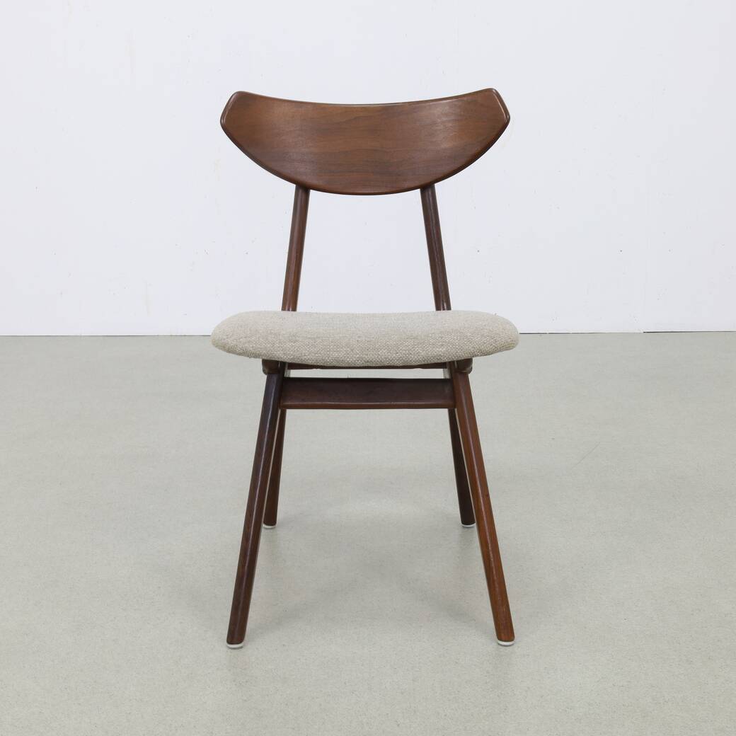 Vintage teak dining chairs by Louis van Teeffelen, 1960s
