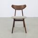 Vintage teak dining chairs by Louis van Teeffelen, 1960s