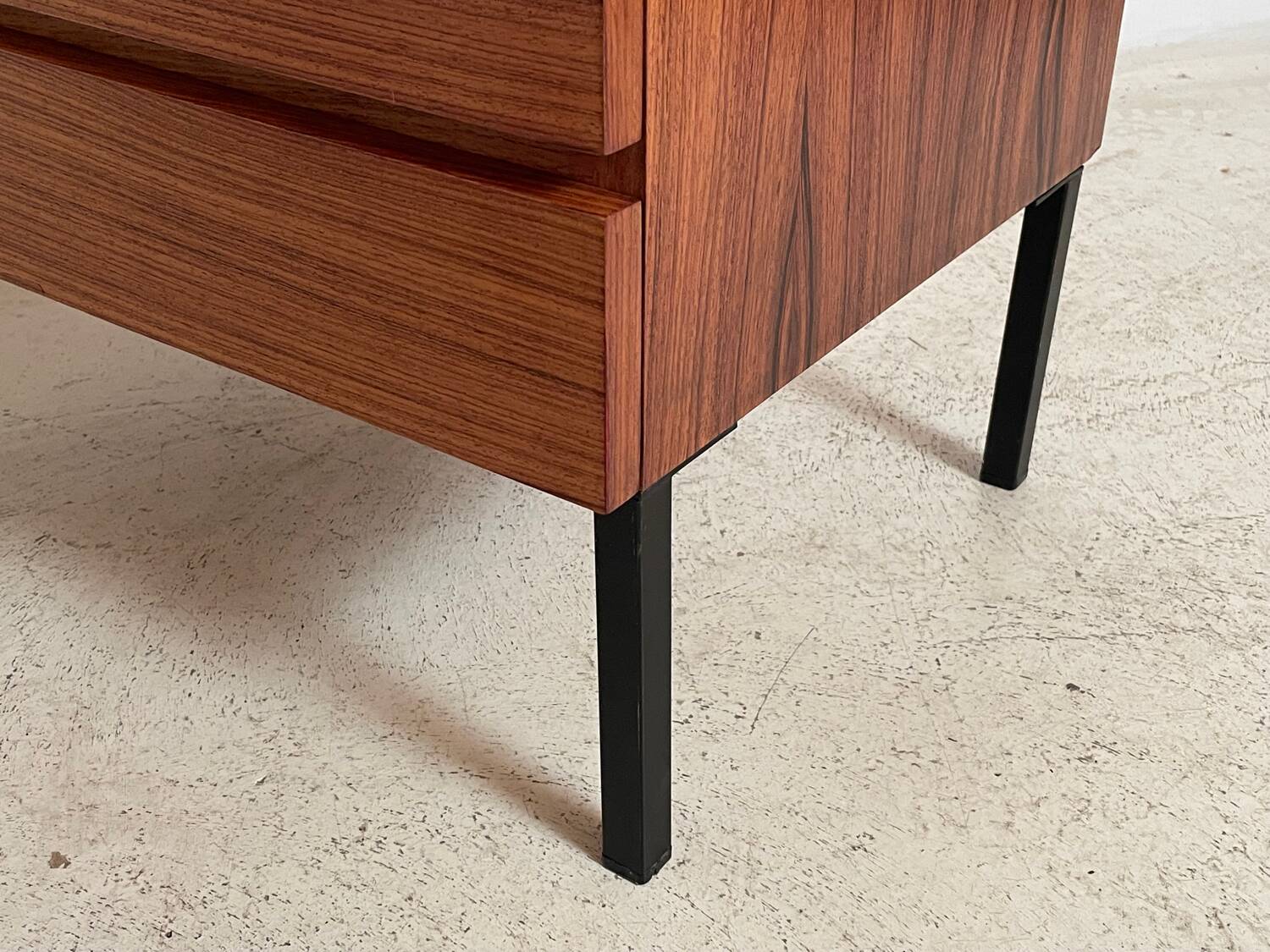 Chest of drawers or bedside table in rosewood 1950