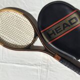 Head graphite vintage wooden racket